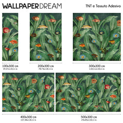 Life in blue Wall Mural