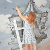 Games among the clouds Wall mural