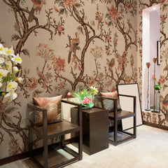 Carta da parati Chinoiserie antica - esercizi commerciali, soggiorno, hotel