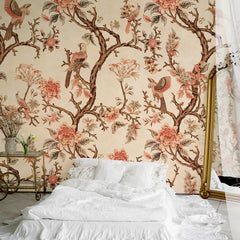Carta da parati Chinoiserie antica - camera da letto