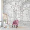 Carta da parati Sogno architettonico - soggiorno