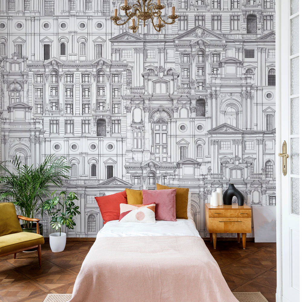 Carta da parati Città antica - camera da letto