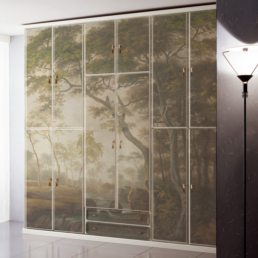 Carta da parati Foresta Vintage - mobili