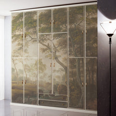 Carta da parati Foresta Vintage - mobili