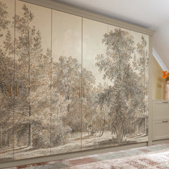 Carta da parati Into the Forest - mobili