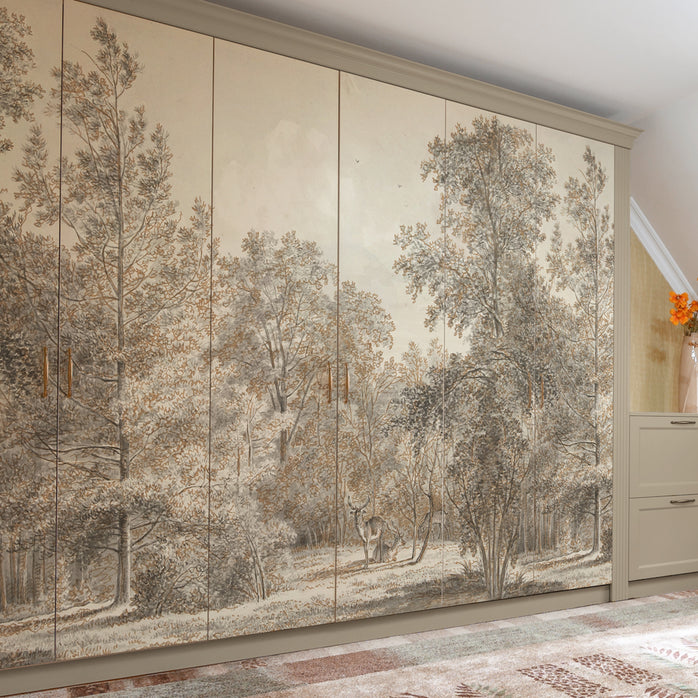 Carta da parati Into the Forest - mobili