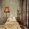 Carta da parati Chinoiserie di giada - camera da letto