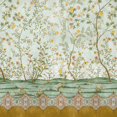 Carta da parati Chinoiserie di giada