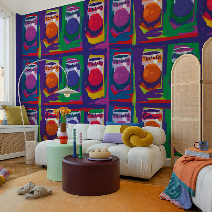 Carta da parati Tomato Pop - soggiorno