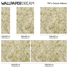 Carta da parati Chinoiserie dorata