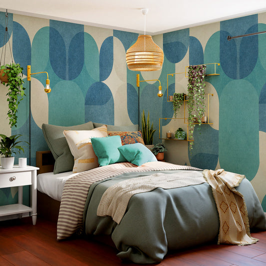 Carta da parati Anni 70 - camera da letto