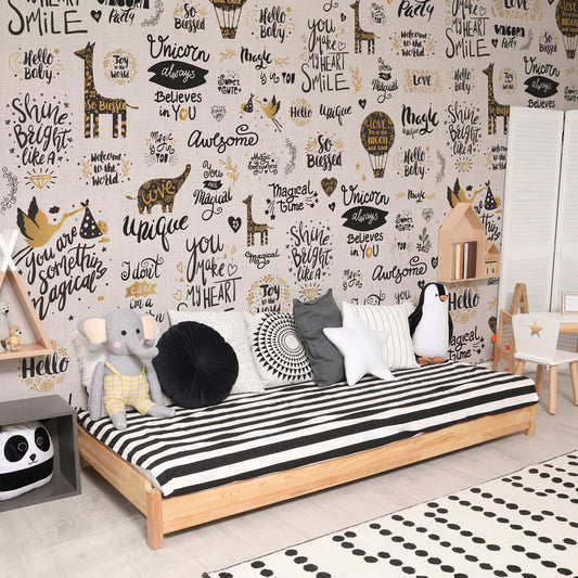 Carta da parati Aforismi Bambini