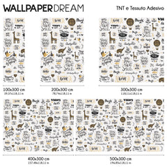 Carta da parati Aforismi Bambini