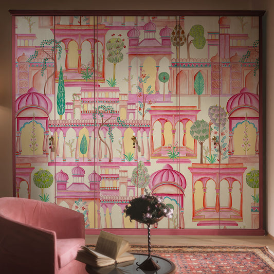 Carta da parati Città d'Oriente - mobili