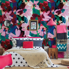 Carta da parati Prato fiorito - camera da letto