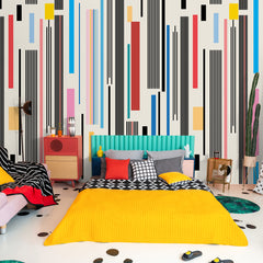 Carta da parati Luci intermittenti - camera da letto