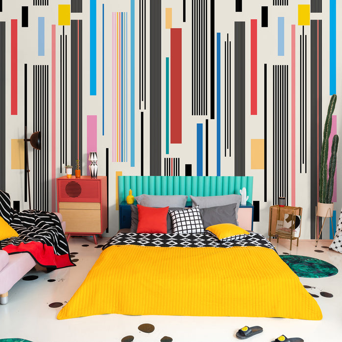 Carta da parati Luci intermittenti - camera da letto