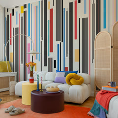 Carta da parati Luci intermittenti - soggiorno