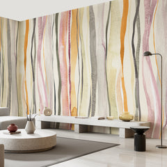 Carta da parati Oscillazioni - soggiorno