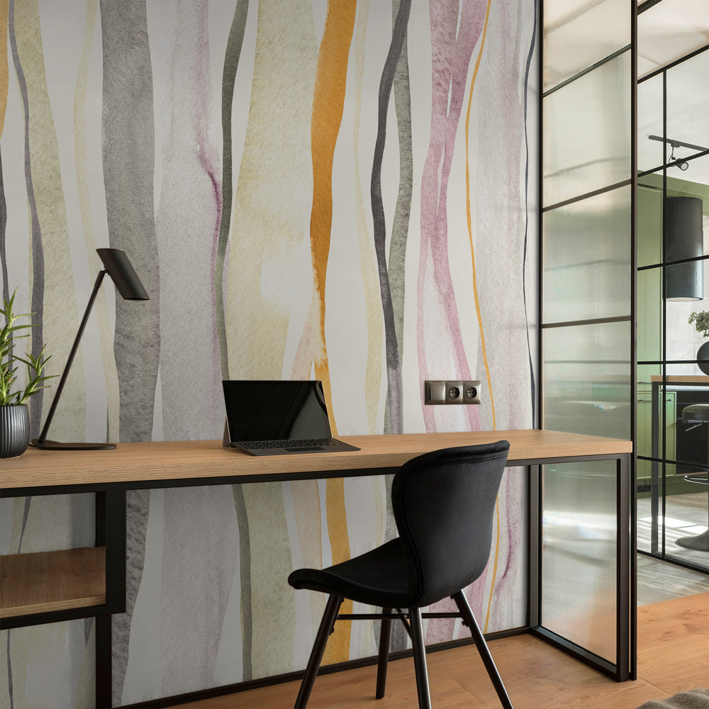 Carta da parati Oscillazioni - ufficio