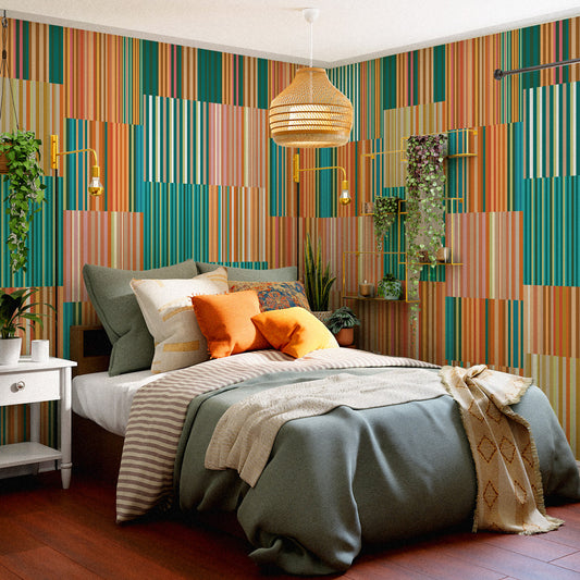 Carta da parati Trama moderna - camera da letto