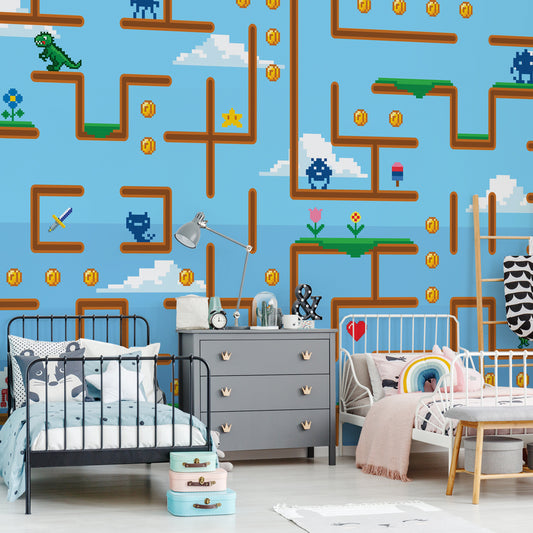 Carta da parati Retro game