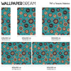 Artistic Plates Wall Mural