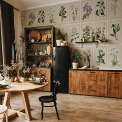 Carta da parati Tavole botaniche - cucina