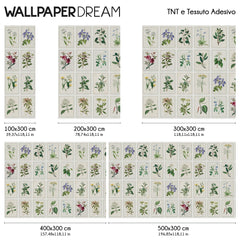 Carta da parati Tavole botaniche