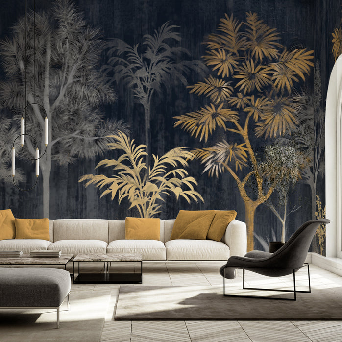 Carta da parati Luci del tramonto - soggiorno