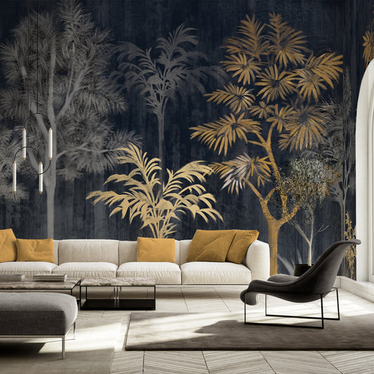 Carta da parati Luci del tramonto - soggiorno