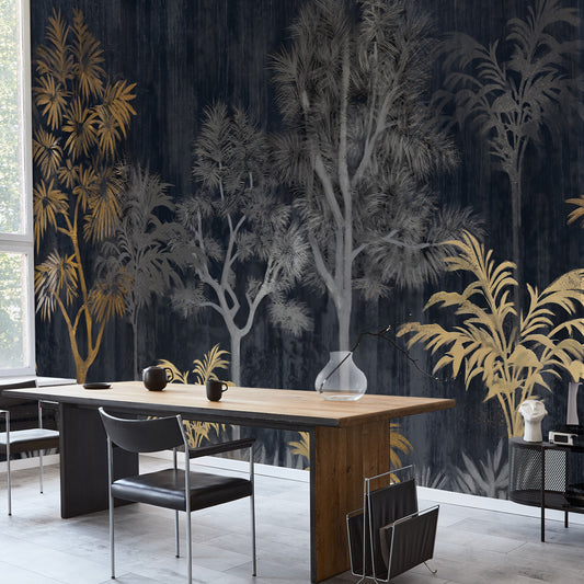 Carta da parati Luci del tramonto - ufficio