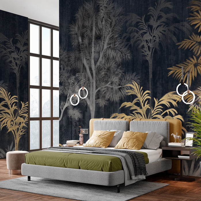 Carta da parati Luci del tramonto - camera da letto