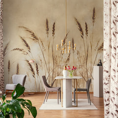 Carta da parati Grano dorato - soggiorno