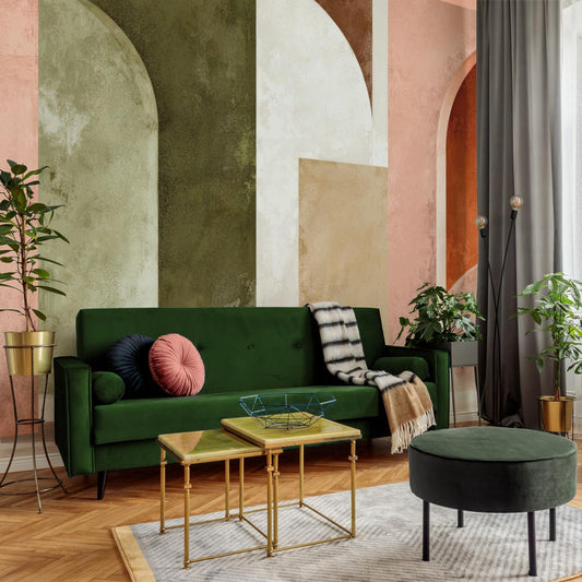 Carta da parati Archi metafisici - soggiorno