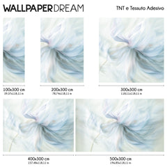 Carta da parati Spirale floreale