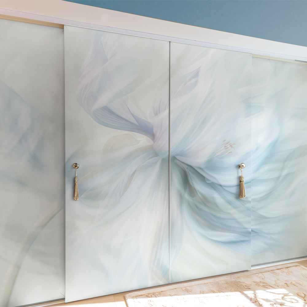 Carta da parati Spirale floreale - mobili