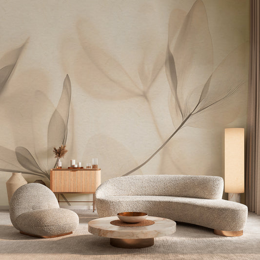 Carta da parati Florescentia - soggiorno