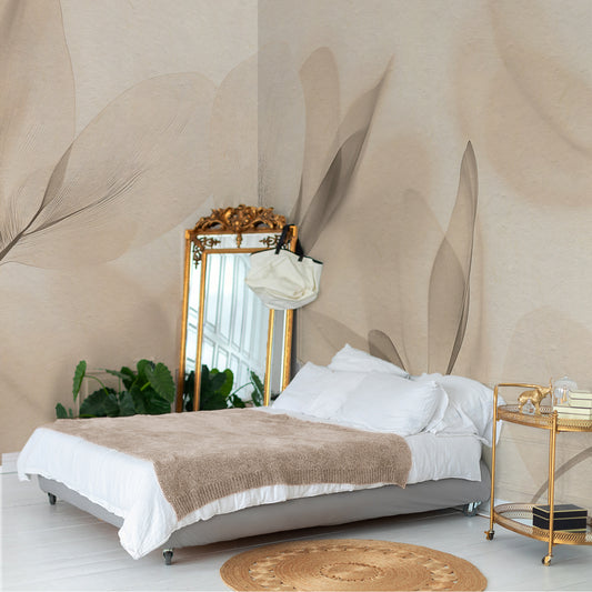 Carta da parati Florescentia - camera da letto