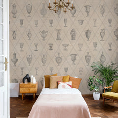 Carta da parati Anfore antiche - camera da letto