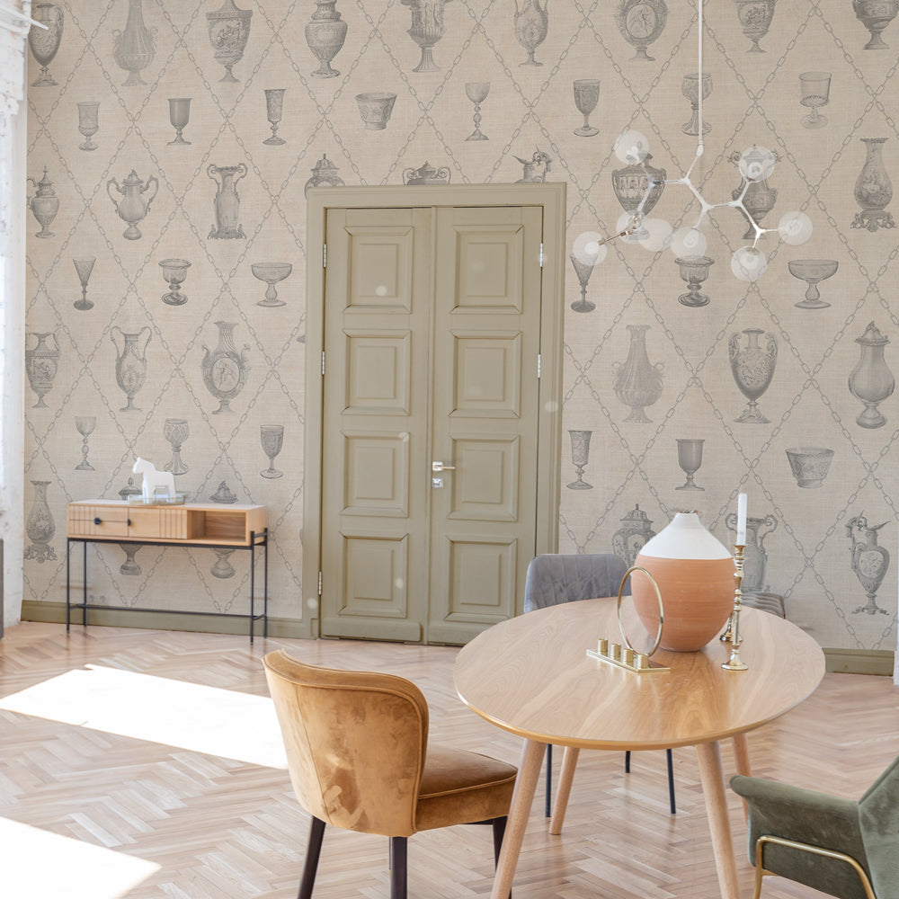 Carta da parati Anfore antiche - soggiorno