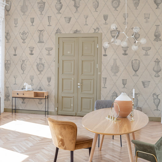 Carta da parati Anfore antiche - soggiorno
