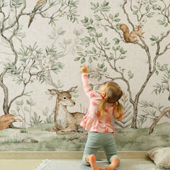 Carta da parati Bosco incantato