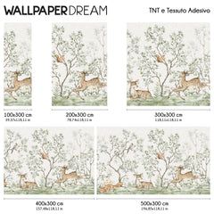 Carta da parati Bosco incantato