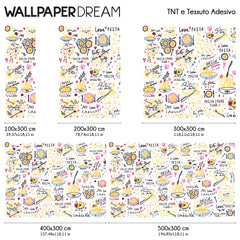 Carta da parati Aforismi pasta