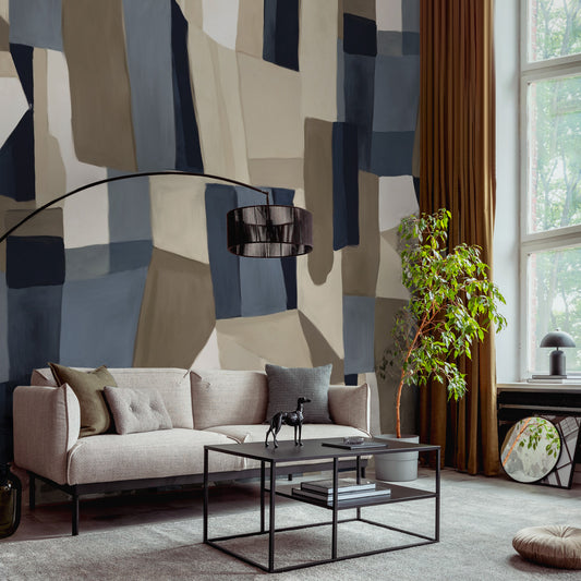 Carta da parati Pittura moderna - soggiorno
