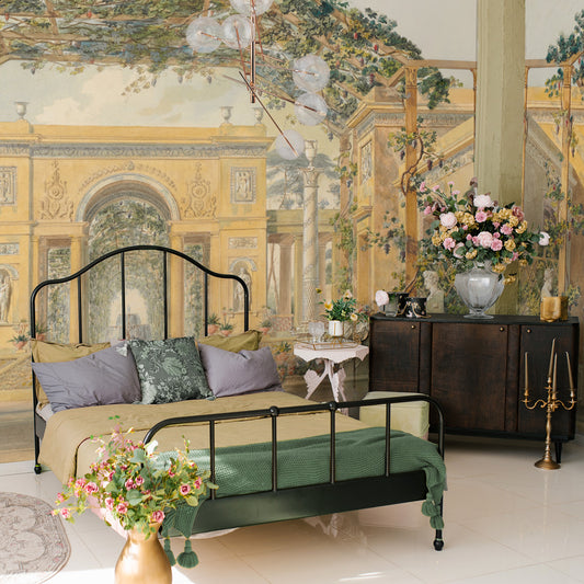 Carta da parati Porticato sul giardino - camera da letto