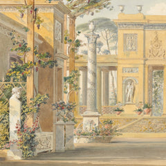 Fototapete Laube zum Garten