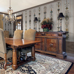 Carta da parati Boiserie Grotesque - sala da pranzo