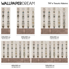 Carta da parati Boiserie Polychrome